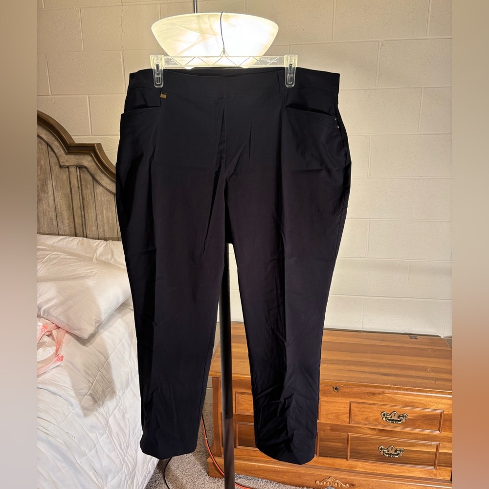 JM Collection Women’s Plus Size Black Pants - NWOT